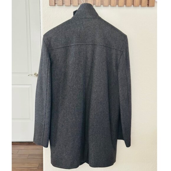 🧥NWOT🧥 Daniel Cremieux Signature Label Loro Piana Bib Wool Coat, M - Picture 11 of 12